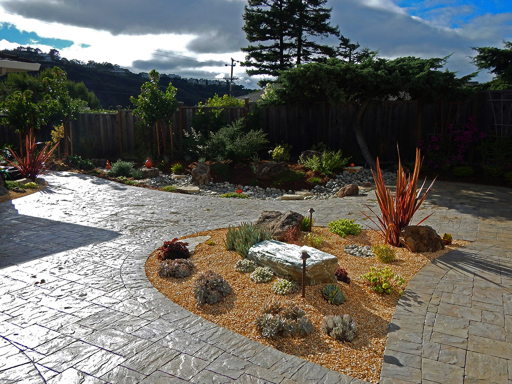 landscaping | succulent garden | san carlos hills| san francisco peninsula, CA